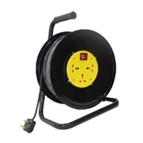 Powermate Extension Cord Reel 25m 2.5mm 3 Port.