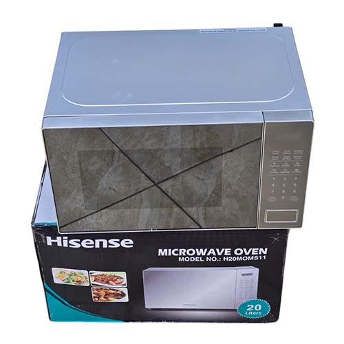 Hisense Microwave H20MOMS11 20L Digital, Silver