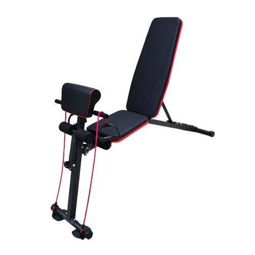 Adjustable Weight Gym Bench with Resistance Bands Set