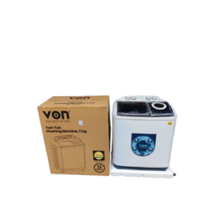 Von 11KG Twin Tub Washing Machine Wash & Spin VWM-11TALK