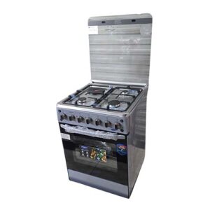 Ecomax 60x60 standing cooker 3G+1E with electric oven