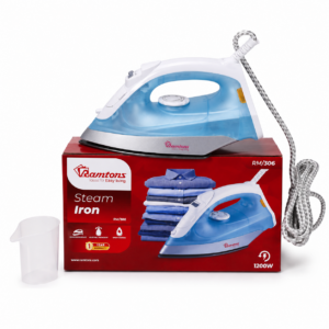 Ramtons RM306 Steam Iron 1200W Non Stick Soleplate Kenya