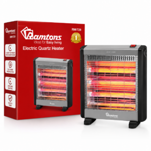 Ramtons RM/729 Electric Room Heater 1200W with Tilt-Over Protection
