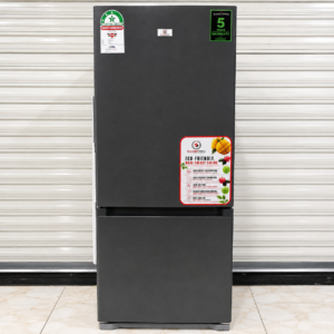 SmartPro SFR-400-DBI 262L Bottom Freezer No Frost Fridge Dark Inox
