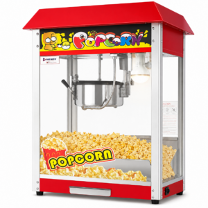 Premier Commercial Popcorn Maker Machine EP802 with Tempered Glass Display