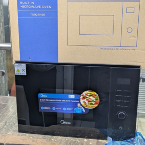 Midea Built-In Microwave Oven 25L TG925HS6 Black Glass Finish