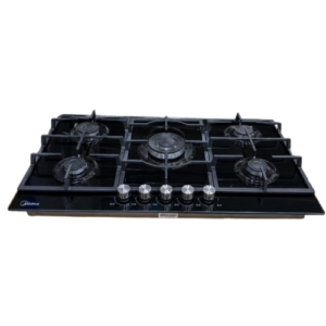 Midea 90cm 5 Burner Built-In Gas Hob Cooker MG90GQ095AL1B-BS