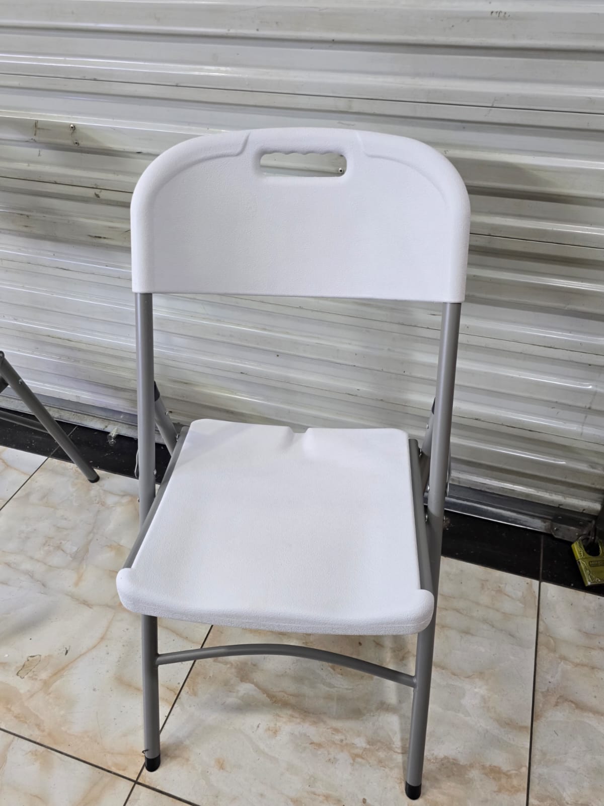 Portable Plastic Folding Chair for Events, Office & Home – Heavy Duty White Folding Chair