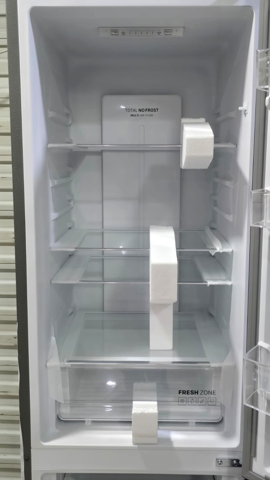 SmartPro SFR-400-DBI 262L Bottom Freezer No Frost Fridge – Dark Inox