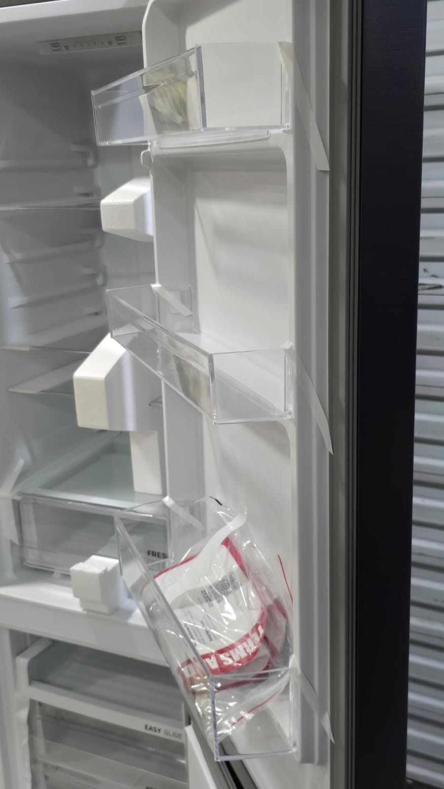 SmartPro SFR-400-DBI 262L Bottom Freezer No Frost Fridge – Dark Inox