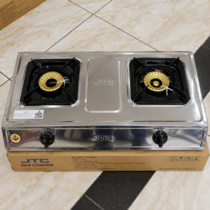 JTC 2-Burner Stainless Steel Tabletop Gas Cooker GSSP-2GB013