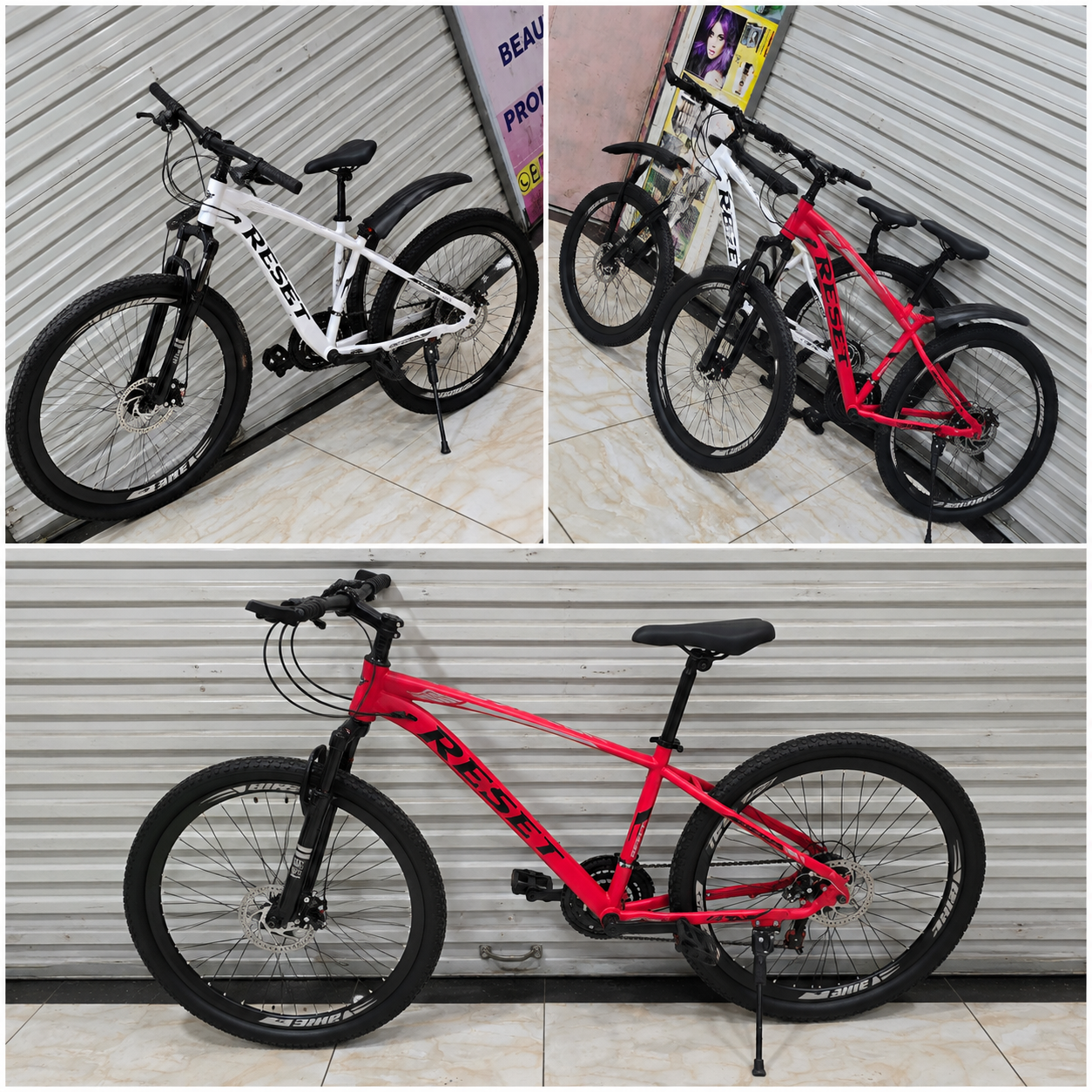Reset 26 Inch 21-Speed Mountain Bike Front Suspension