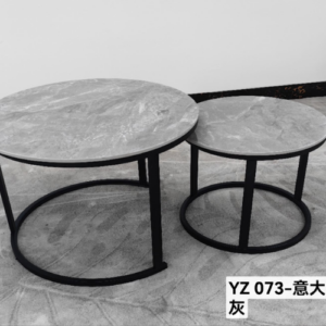 Marble Nesting Coffee Table Set YZ 073 Italian Light Grey