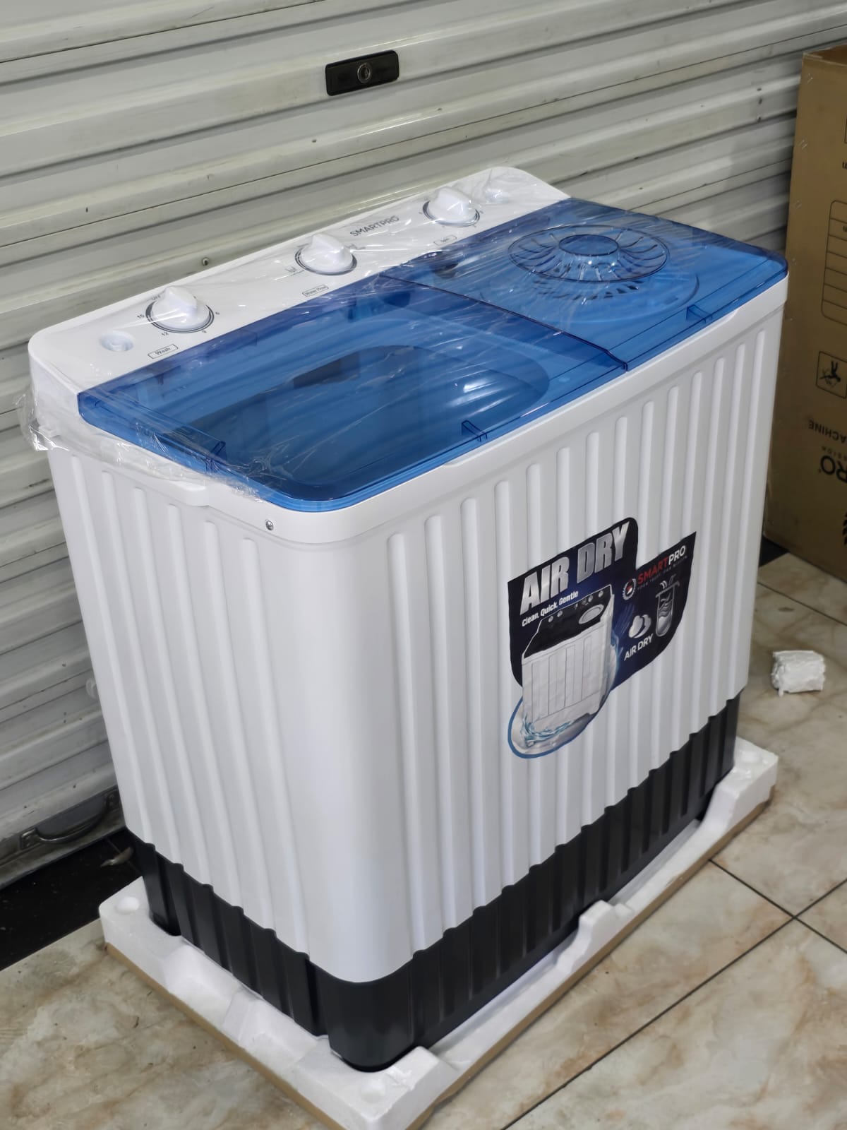 SmartPro 10kg Twin Tub Washing Machine Wash & Spin SWM-10TT
