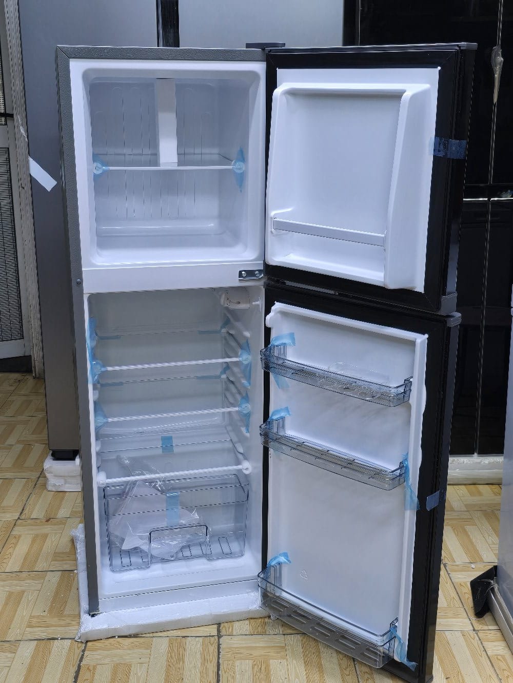 Ecomax 138L Double Door Fridge BCD-138 – 3 Star Energy Rating, 100W, 3 Year Warranty