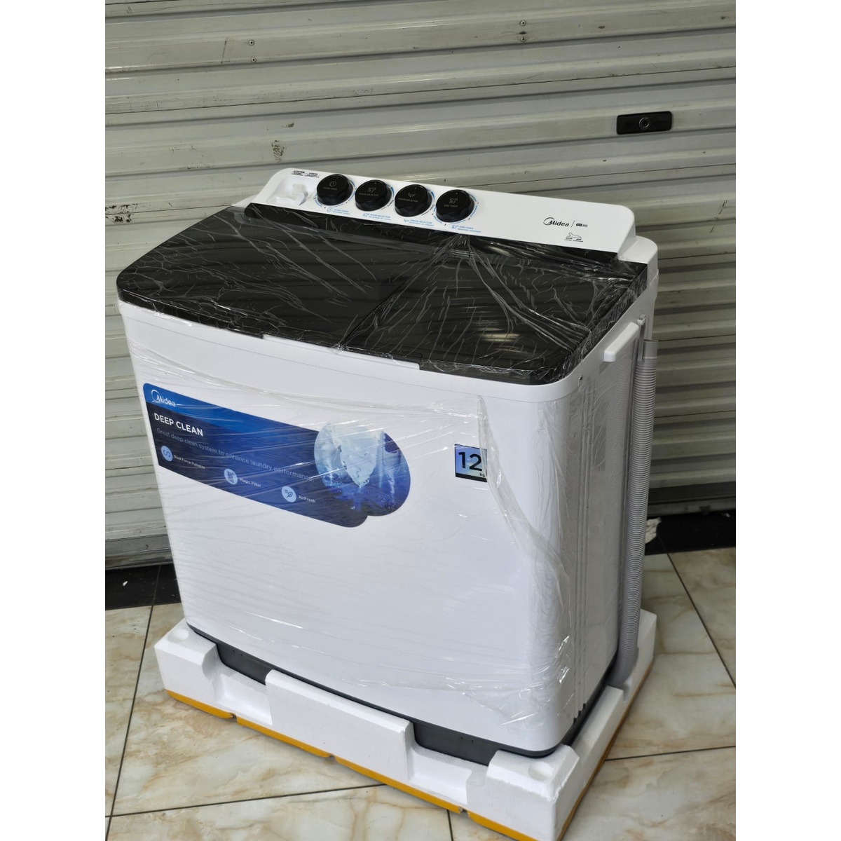Midea 12KG Twin Tub Washing Machine MT100W120/WG