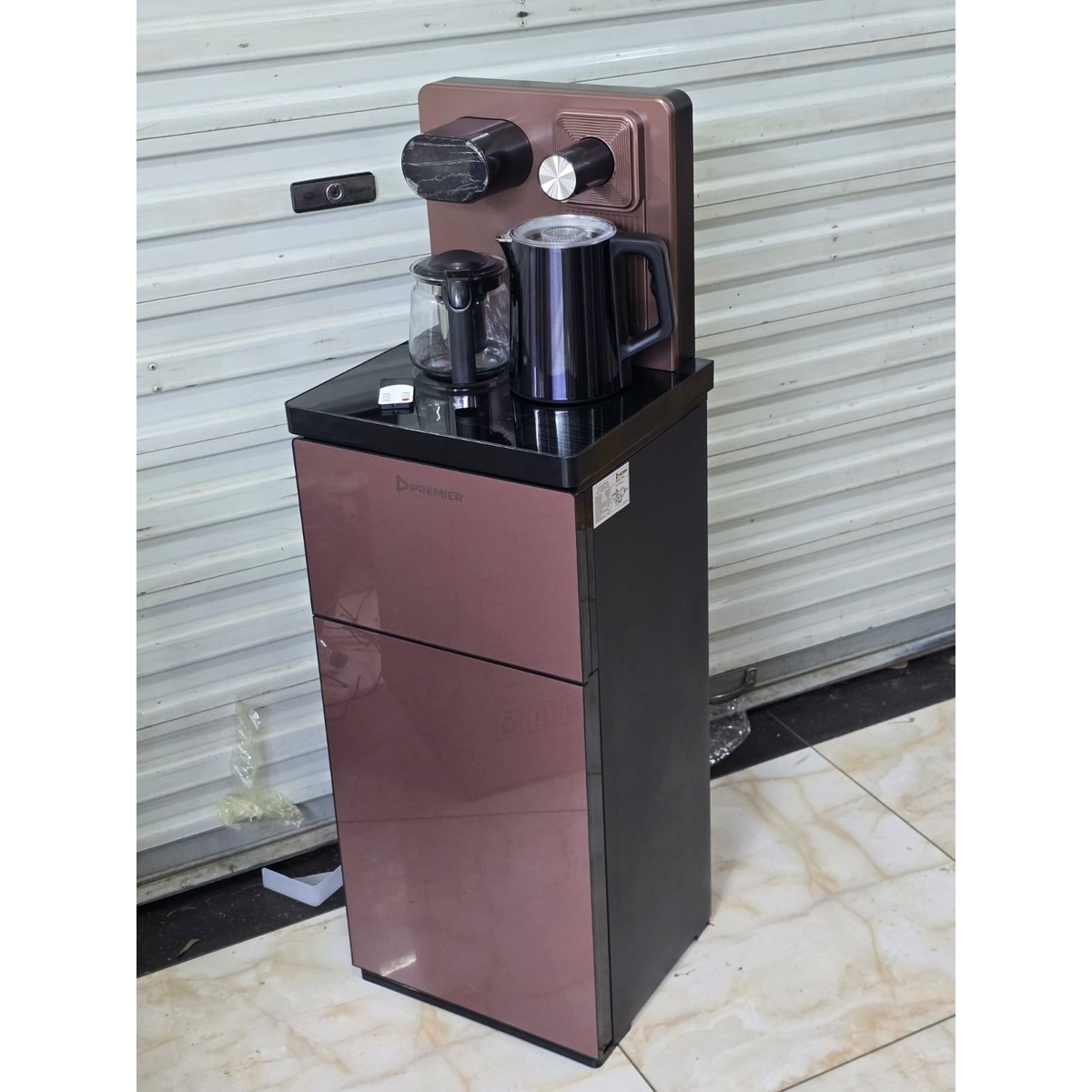 Premier C208 Bottom Load Water Dispenser Hot Cold Normal Water with Kettle and Teapot