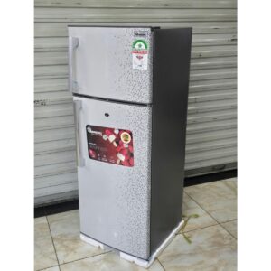 Ramtons RF/244 213L double-door direct-cool fridge in mar silver