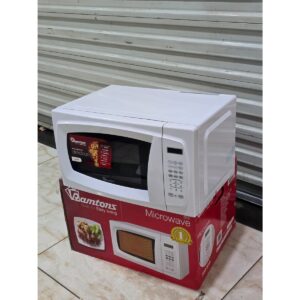 Ramtons RM/319 20L white digital microwave with packaging