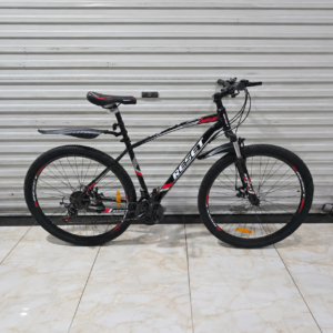 Reset Size 29 black mountain bike with front suspension