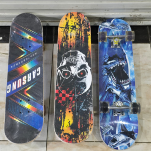 Kids & Teens Skateboard with Rubber Wheels