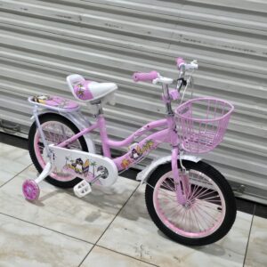 Kids 16-Inch Bicycle with Training Wheels Pink