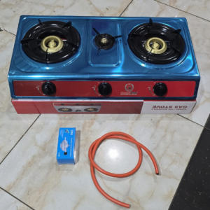 SmartPro Table Top 3 Gas Burner Cooker 7123