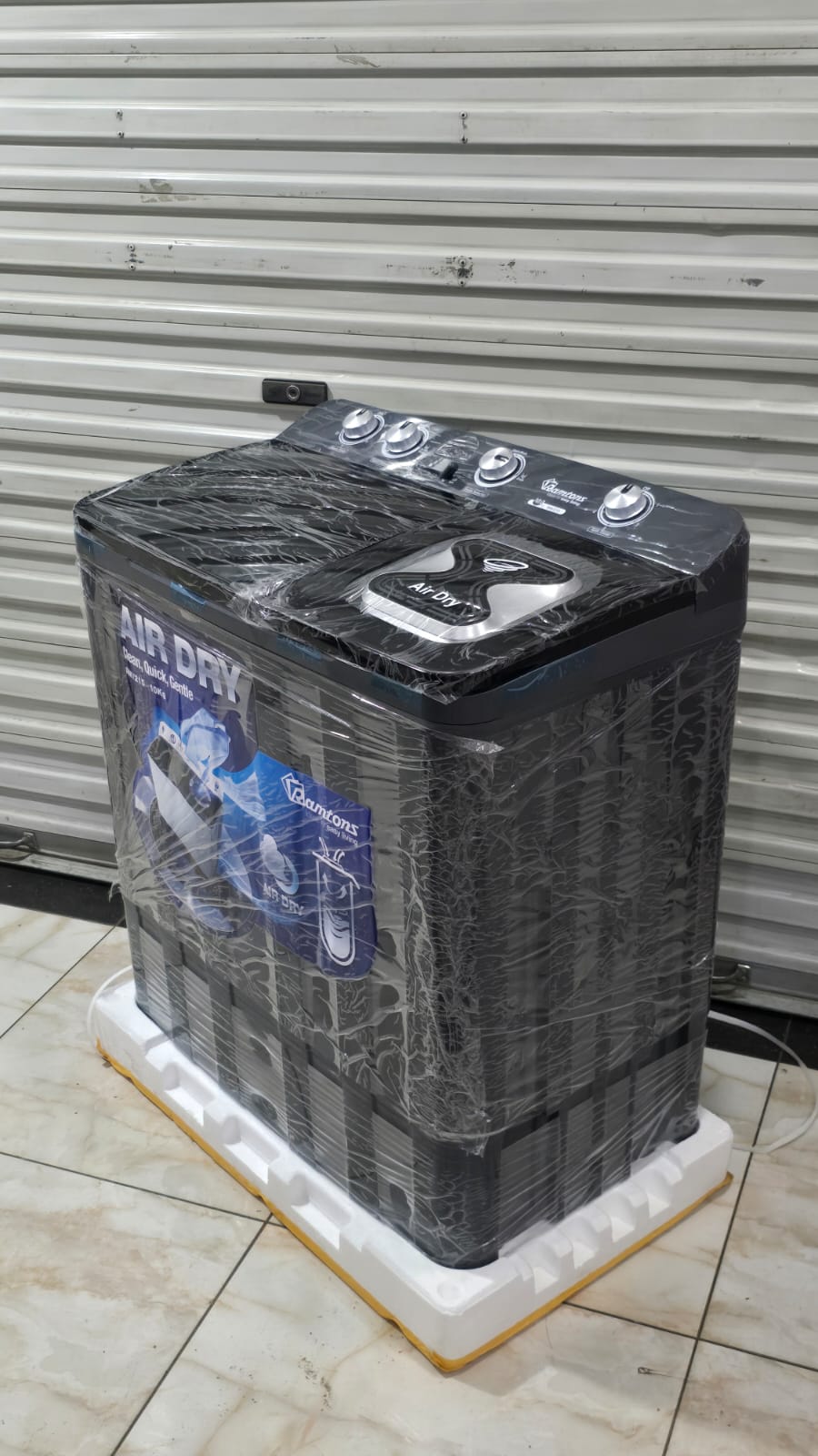 Ramtons 10kg Twin Tub Washing Machine with Air Dry RW/215
