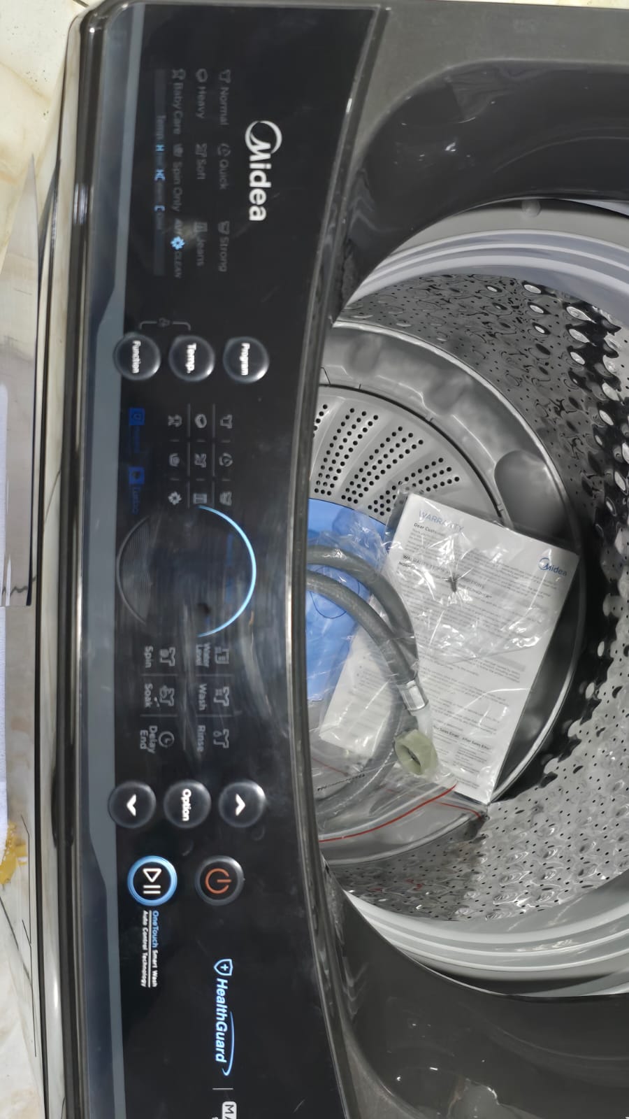 Midea 9KG Fully Automatic Top Load Washing Machine MA200W90/T