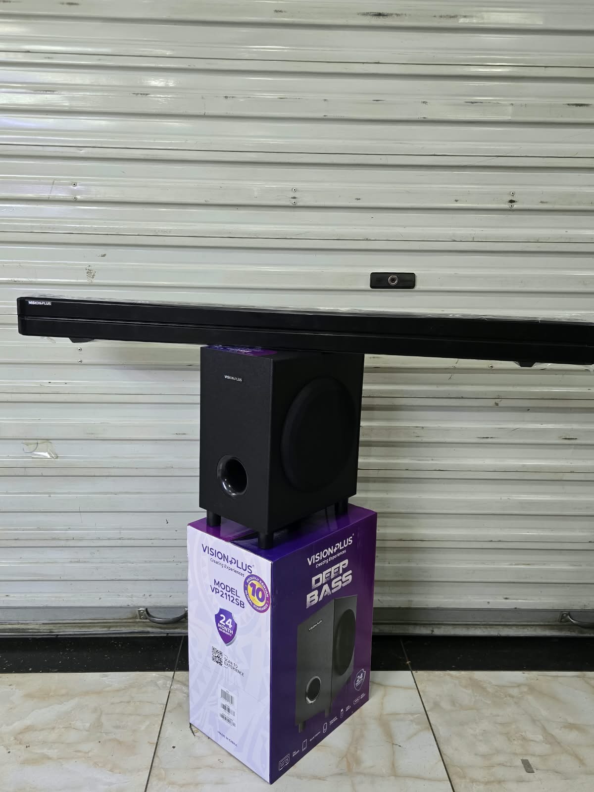 Vision Plus 2.1CH 210W Soundbar with Subwoofer, Bluetooth & HDMI ARC – VP2112SB
