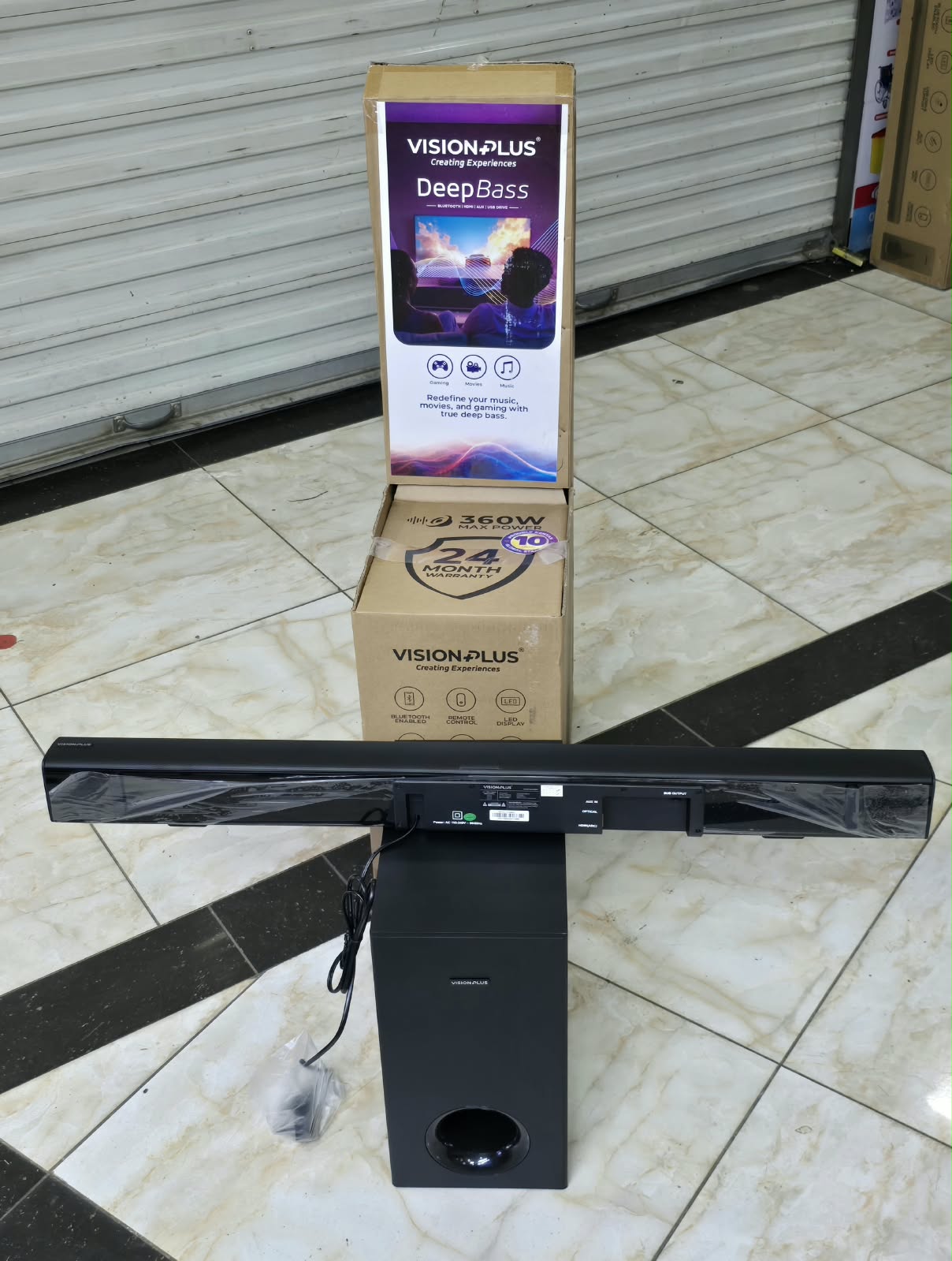 Vision Plus Soundbar with Subwoofer VP2113SB – 2.1CH 360W