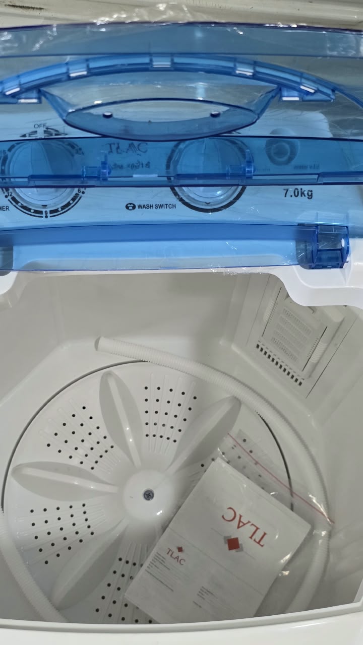 TLAC 7kg Single Tub Washing Machine 380W – Top Load Semi-Automatic Washer TWM-7001S