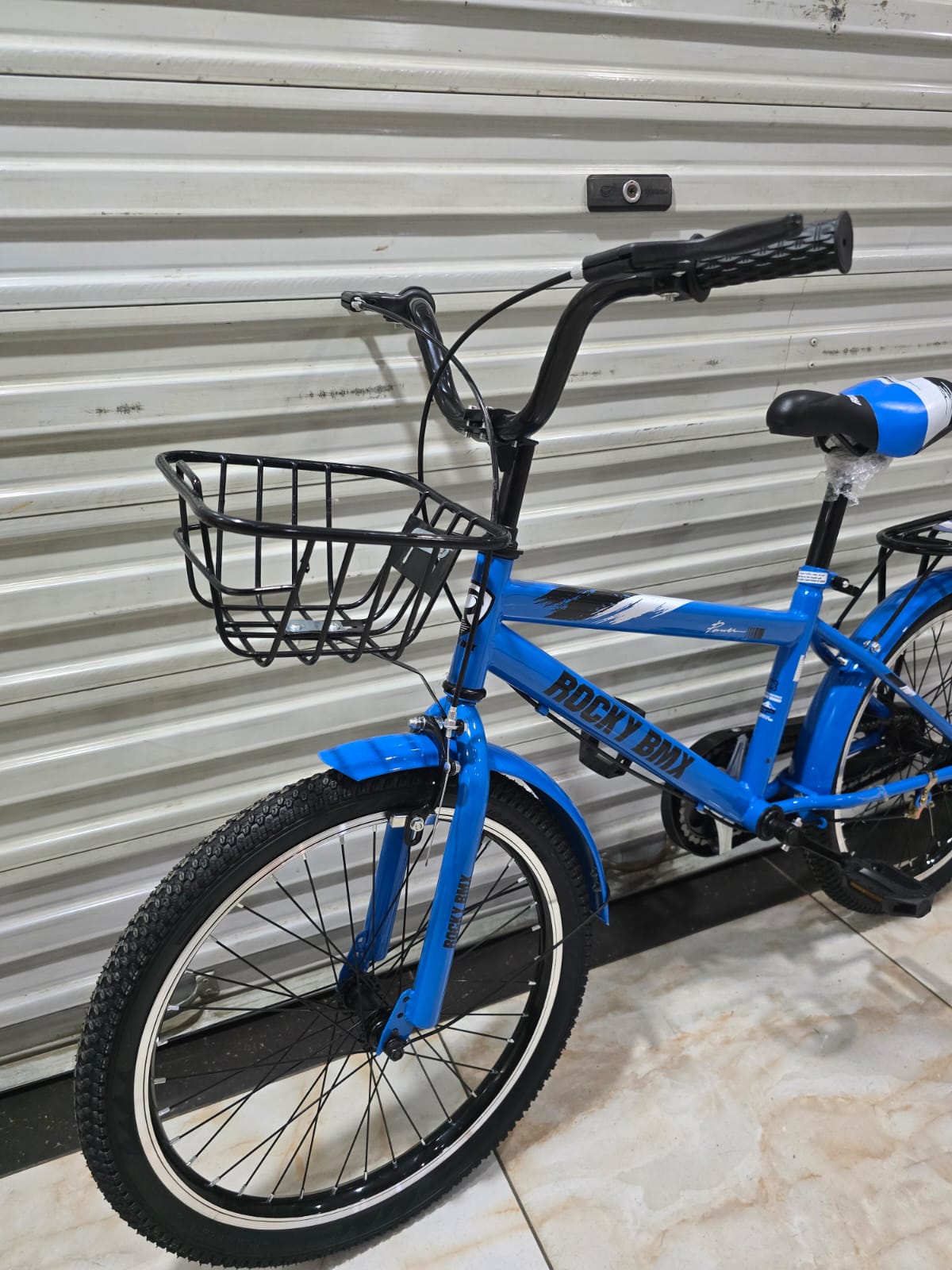 Rocky BMX Kids Bicycle Size 20 with Front Basket & Rear Carrier