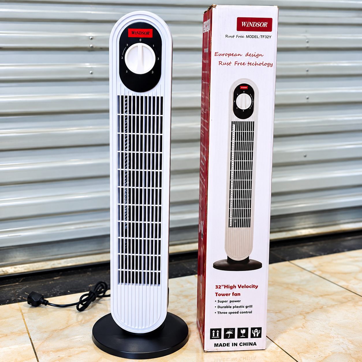 Windsor TF32Y 32 inch tower fan 3 speed 40W Kenya