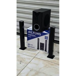 Ailyons SB502K 2.1CH Bluetooth speaker system with subwoofer and twin tower speakers